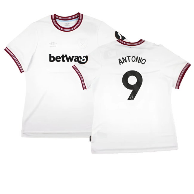 2023-2024 West Ham United Away Shirt (Ladies) (ANTONIO 9)-SoccerKits Hub | Buy Soccer Jerseys Online